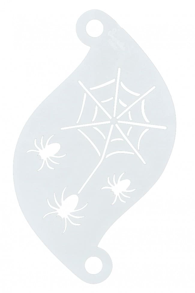 Schminksjabloon Scary Spider
