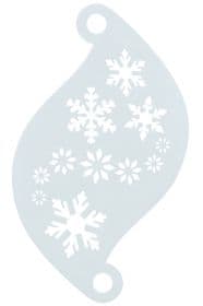 Schminksjabloon snowflakes