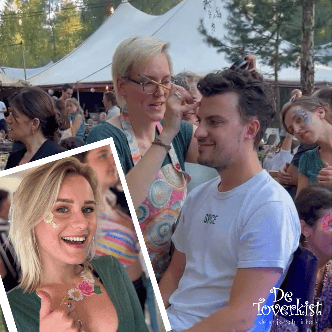 Schminken op een festival Schminken op een festival