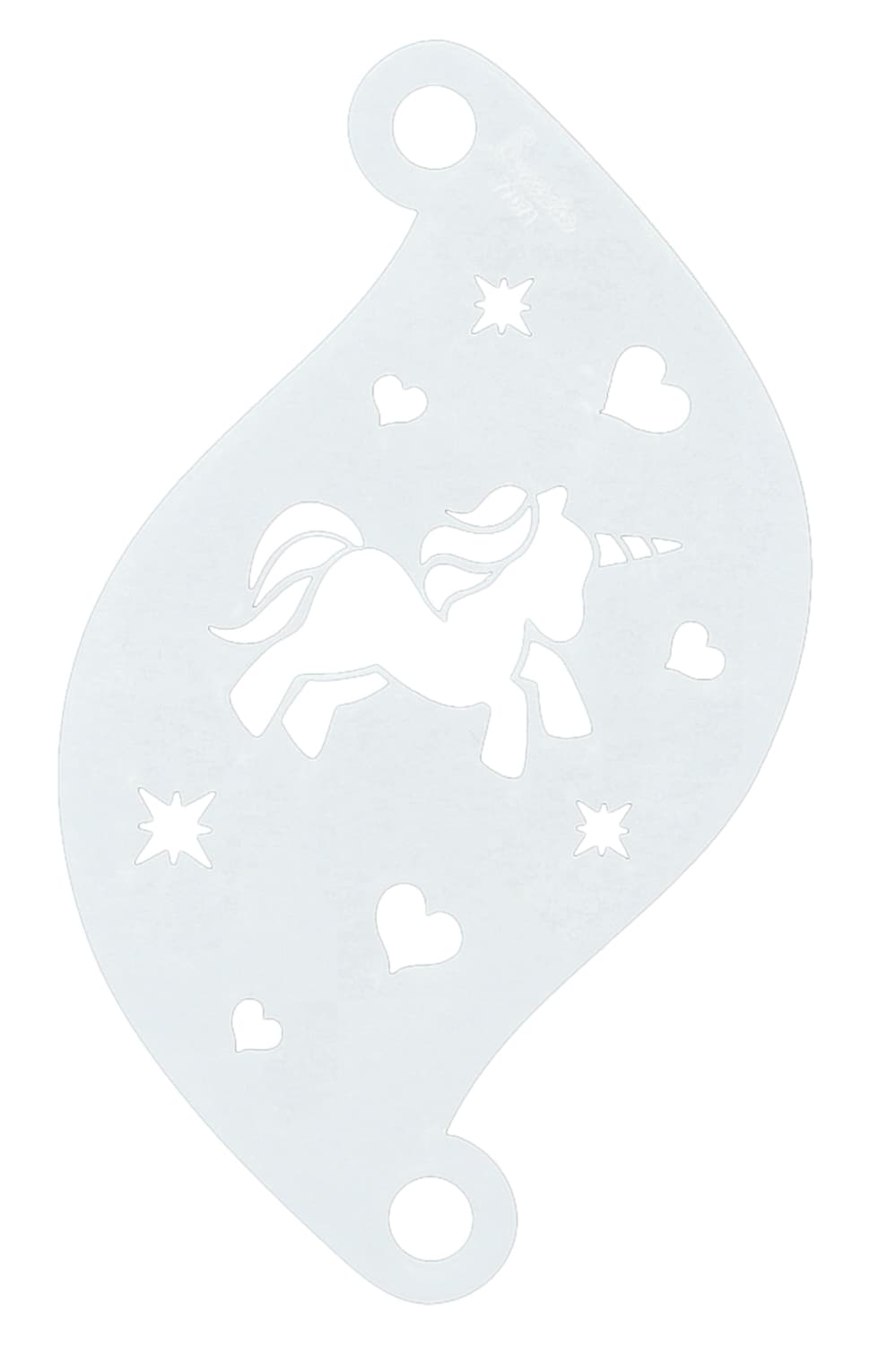 Schminksjabloon Charming Unicorn Schminksjabloon Charming Unicorn